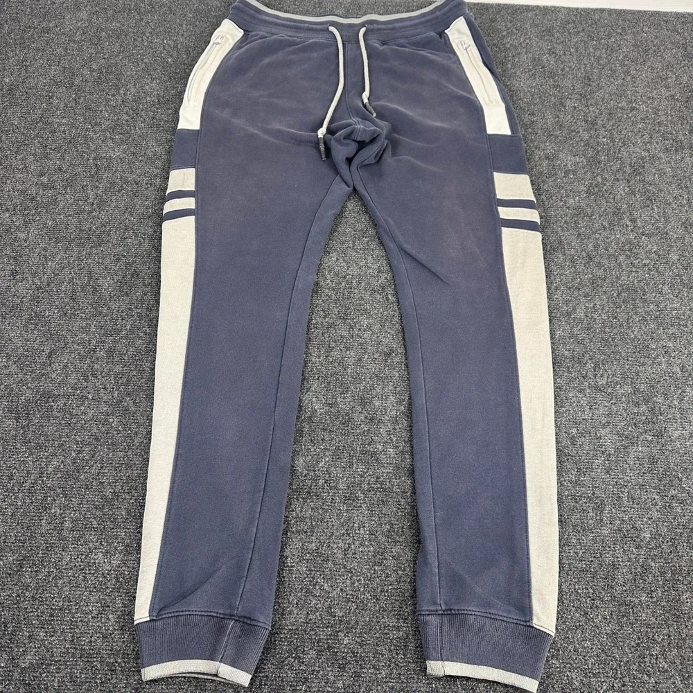 John Cena JC LE Mens Jogger Sweatpants Navy Blue Stripe‎ Style 8316 Large